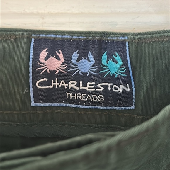 Men’s Charleston Threads Embroidered Christmas 100% Cotton Shorts Size 38 - Picture 4 of 6